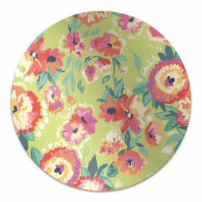 Office chair floor protector flower Garden