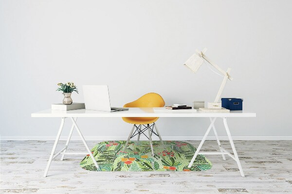 Office chair floor protector Wild meadow