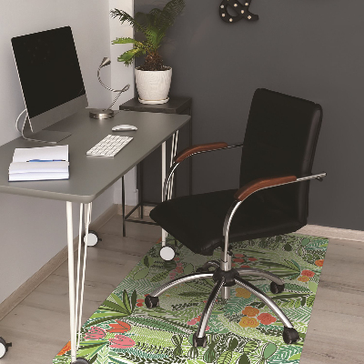 Office chair floor protector Wild meadow