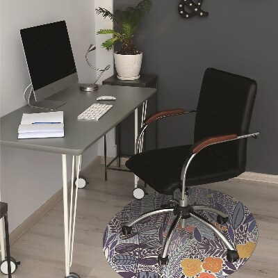 Office chair mat Tropical vegetation