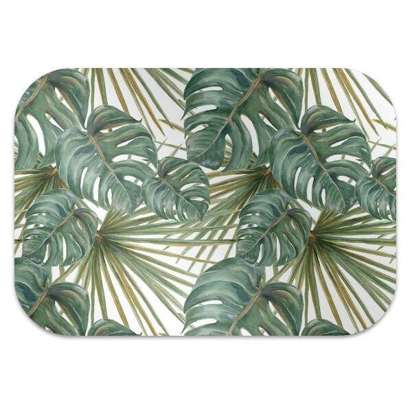 Office chair floor protector exotic plants