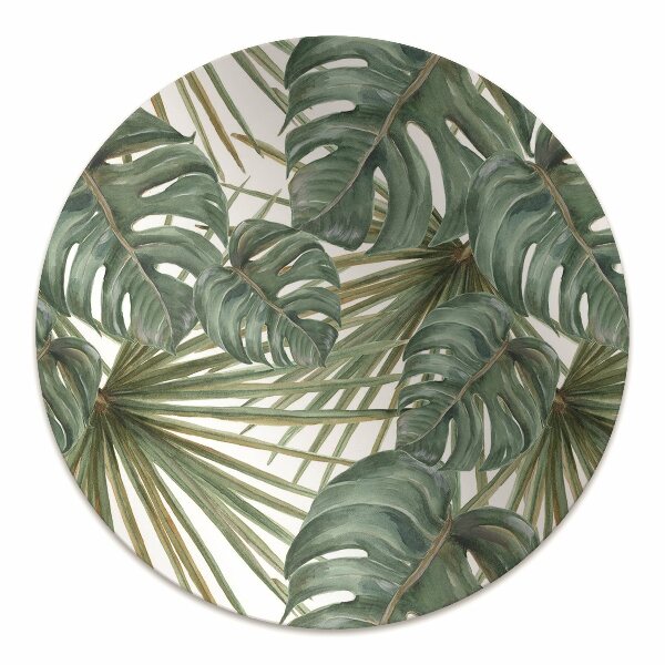 Office chair floor protector exotic plants