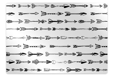 Computer chair mat arrows geometrical