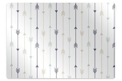 Computer chair mat arrows geometrical