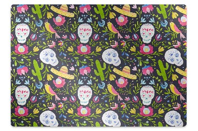 Chair mat Mexican motifs