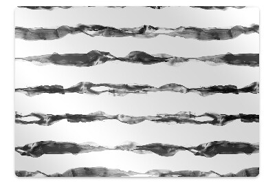Desk chair mat Lines of ink