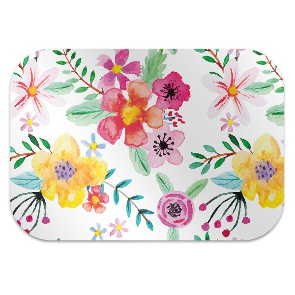 Office chair mat Magic Garden