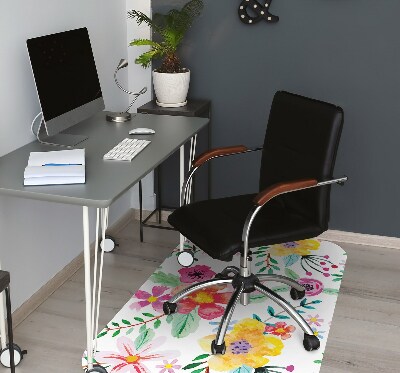 Office chair mat Magic Garden