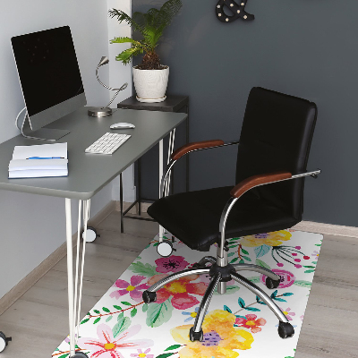 Office chair mat Magic Garden