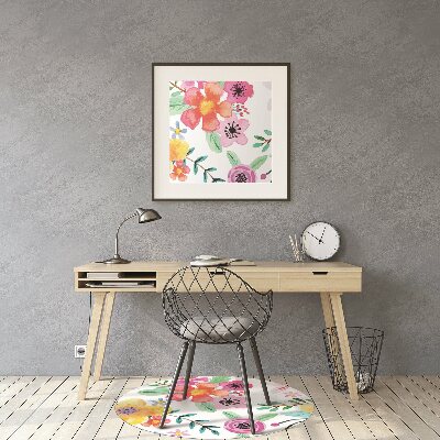 Office chair mat Magic Garden