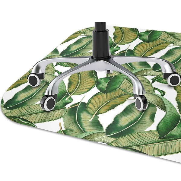 Office chair mat leaves Botanical