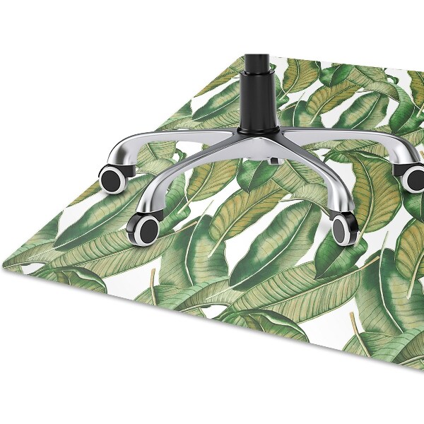 Office chair mat leaves Botanical