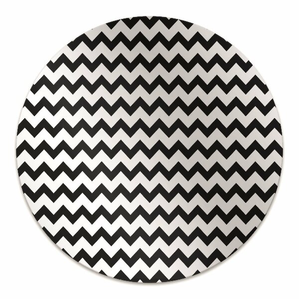 Office chair mat black trail