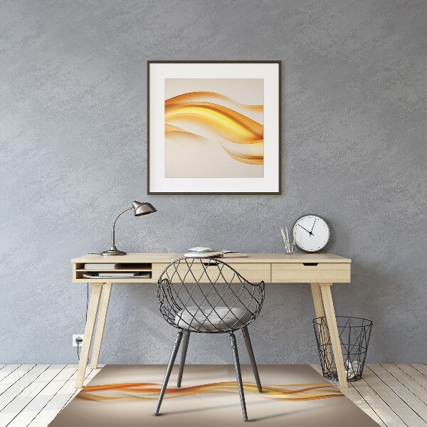 Office chair mat Flame