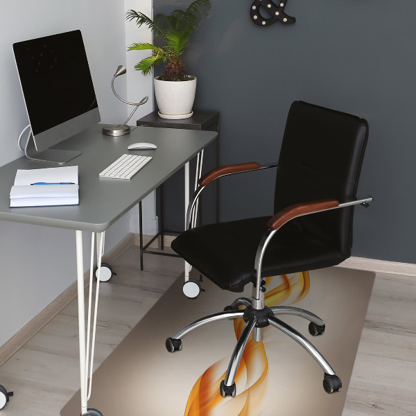 Office chair mat Flame