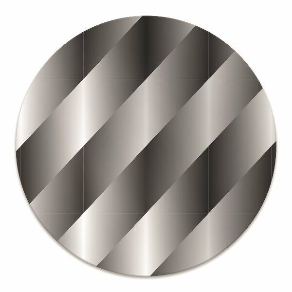 Office chair mat metallic basket