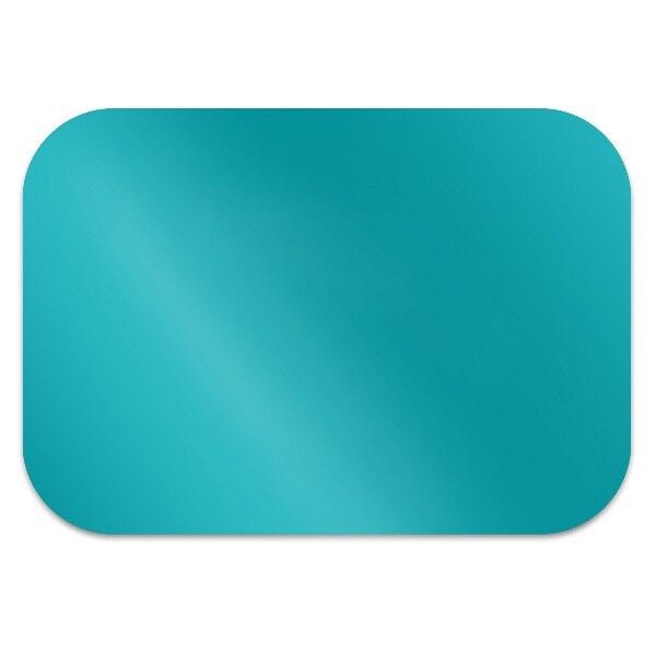 Desk chair floor protector Color dark turquoise