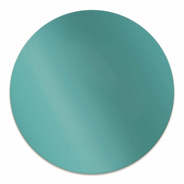 Desk chair floor protector Color dark turquoise