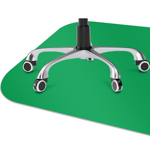 Office chair mat Grassy green color