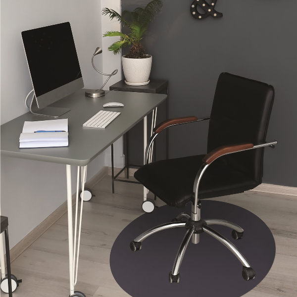 Desk chair floor protector Color Navy sea