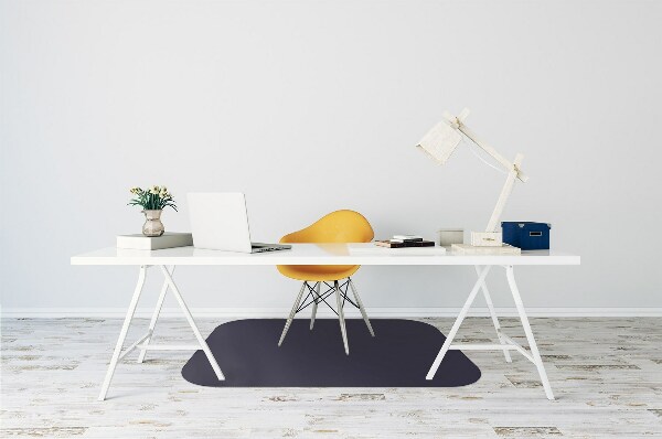 Desk chair floor protector Color Navy sea