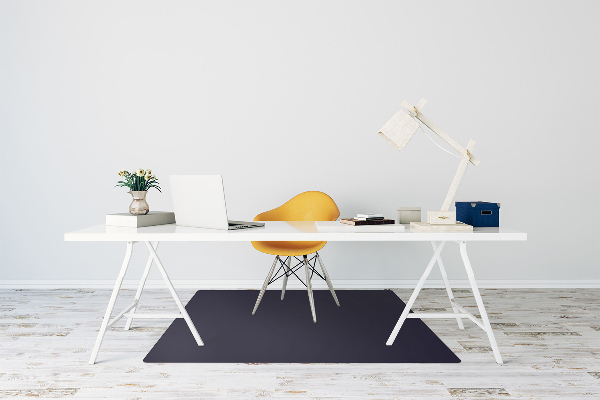Desk chair floor protector Color Navy sea