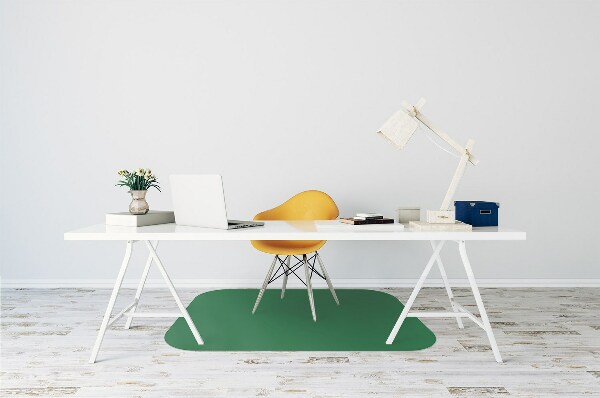 Desk chair mat Color Forest Green