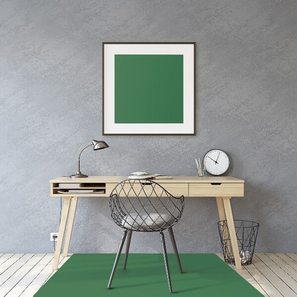 Desk chair mat Color Forest Green