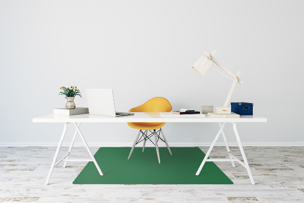 Desk chair mat Color Forest Green