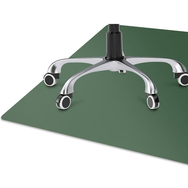 Office chair floor protector Dark green color