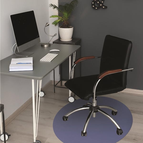 Office chair floor protector Blue color