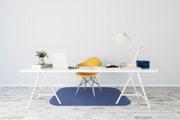 Office chair floor protector Blue color