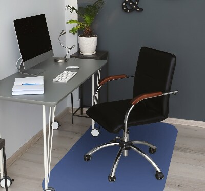 Office chair floor protector Blue color
