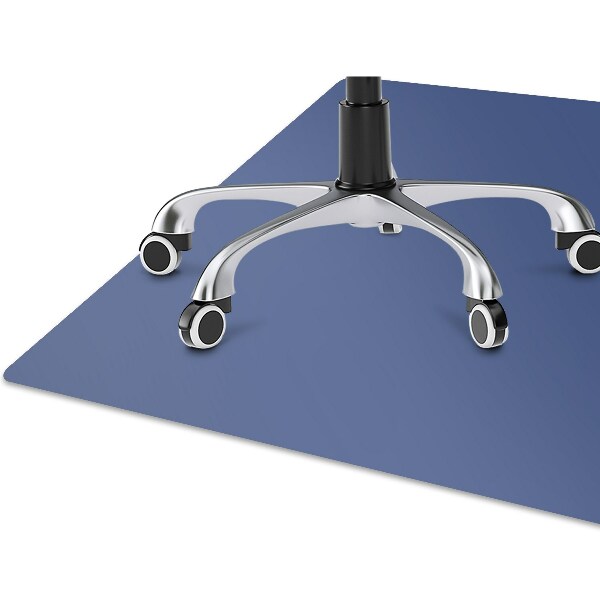 Office chair floor protector Blue color