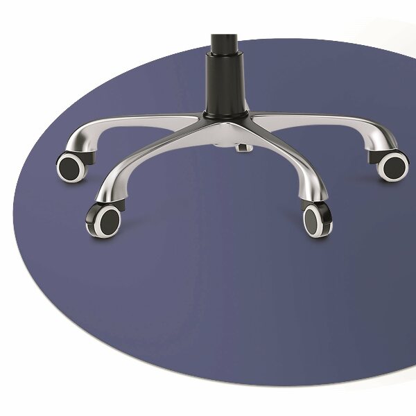 Office chair floor protector Blue color