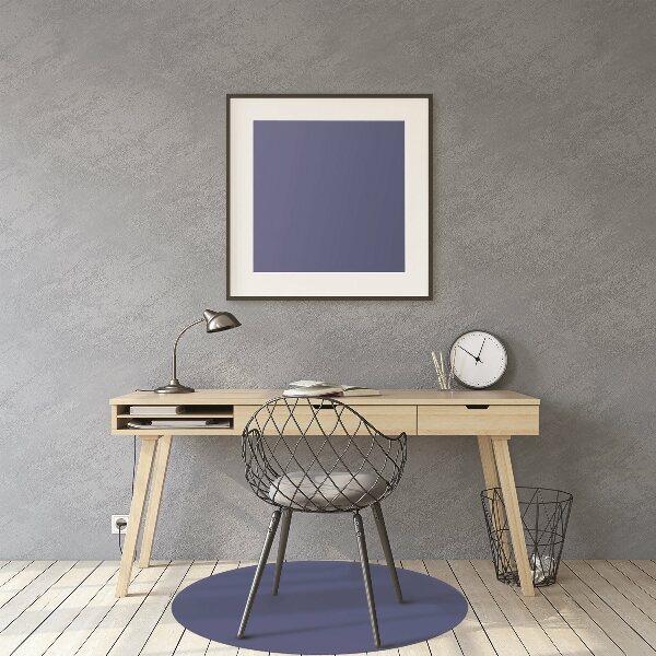 Office chair floor protector Blue color