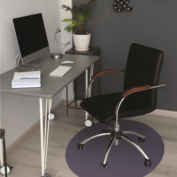 Office chair floor protector Navy blue