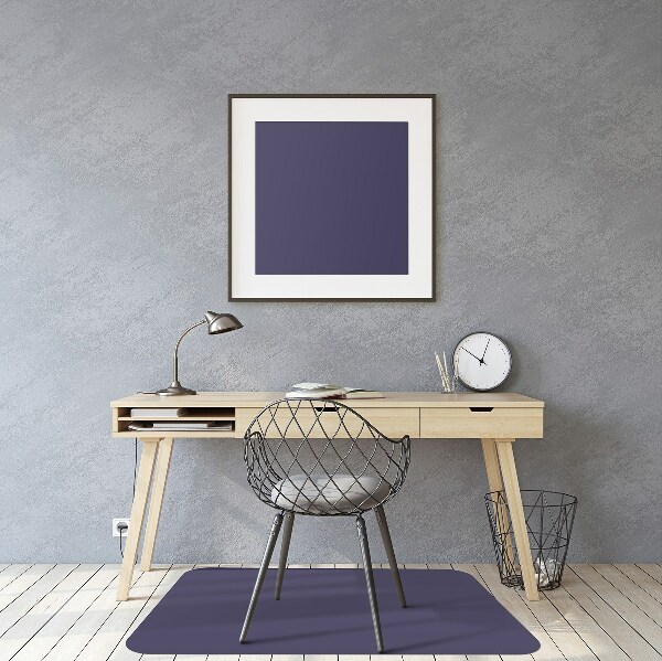 Office chair floor protector Navy blue