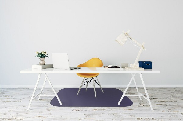 Office chair floor protector Navy blue