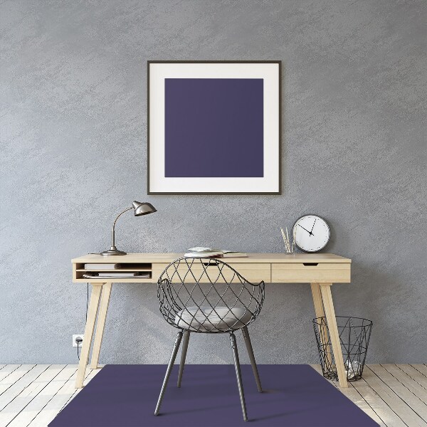 Office chair floor protector Navy blue
