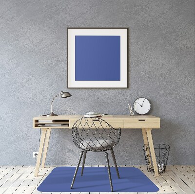 Office chair mat Blue color Road