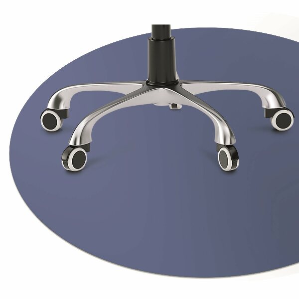 Desk chair floor protector Dark blue color
