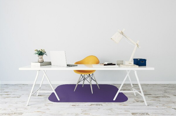 Office chair floor protector color Cobalt