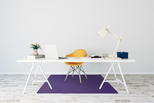 Office chair floor protector color Cobalt