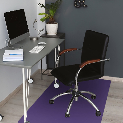 Office chair floor protector color Cobalt