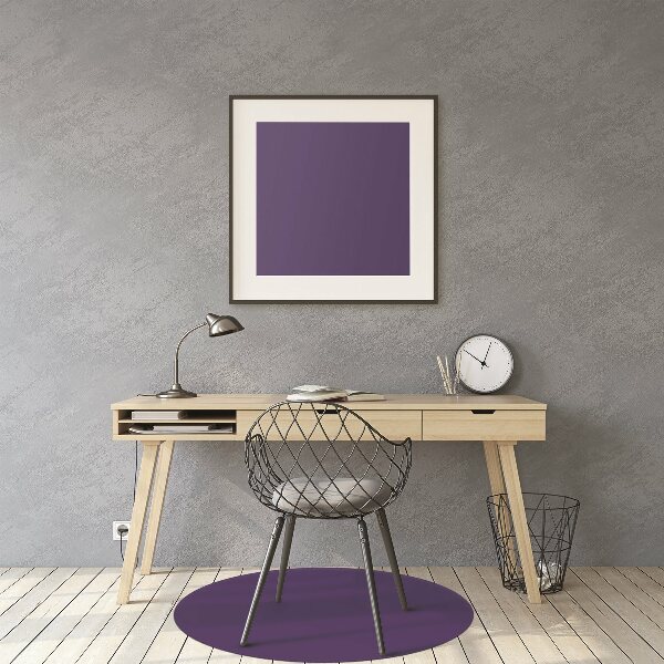 Office chair floor protector color Cobalt