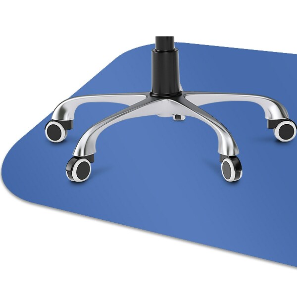 Computer chair mat Dark color azure