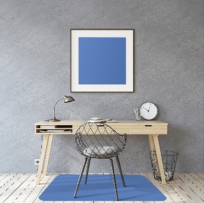 Computer chair mat Dark color azure