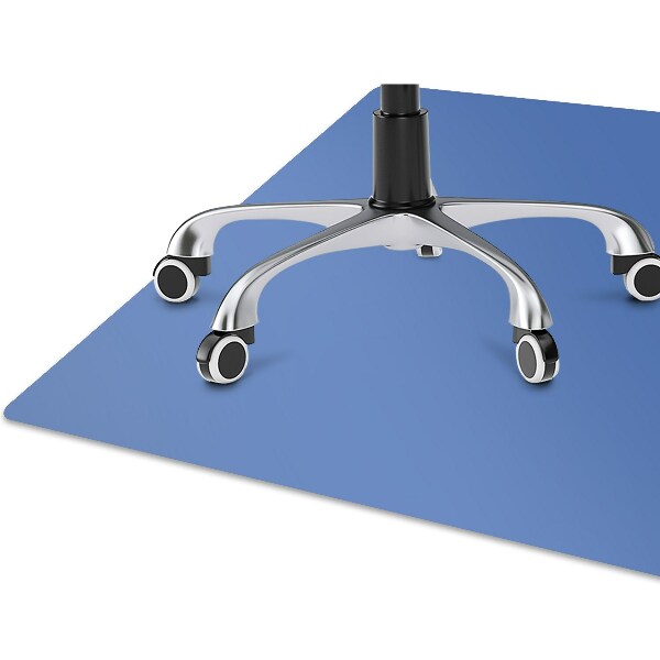 Computer chair mat Dark color azure
