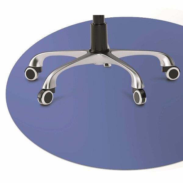 Computer chair mat Dark color azure